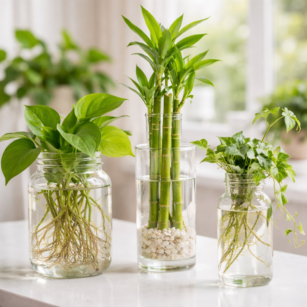 plantas-en-agua-hogar