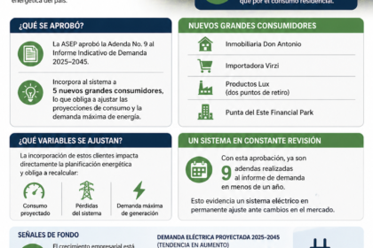 Crecimiento empresarial redefine demanda eléctrica de Panamá hasta 2045 demanda eléctrica Panamá