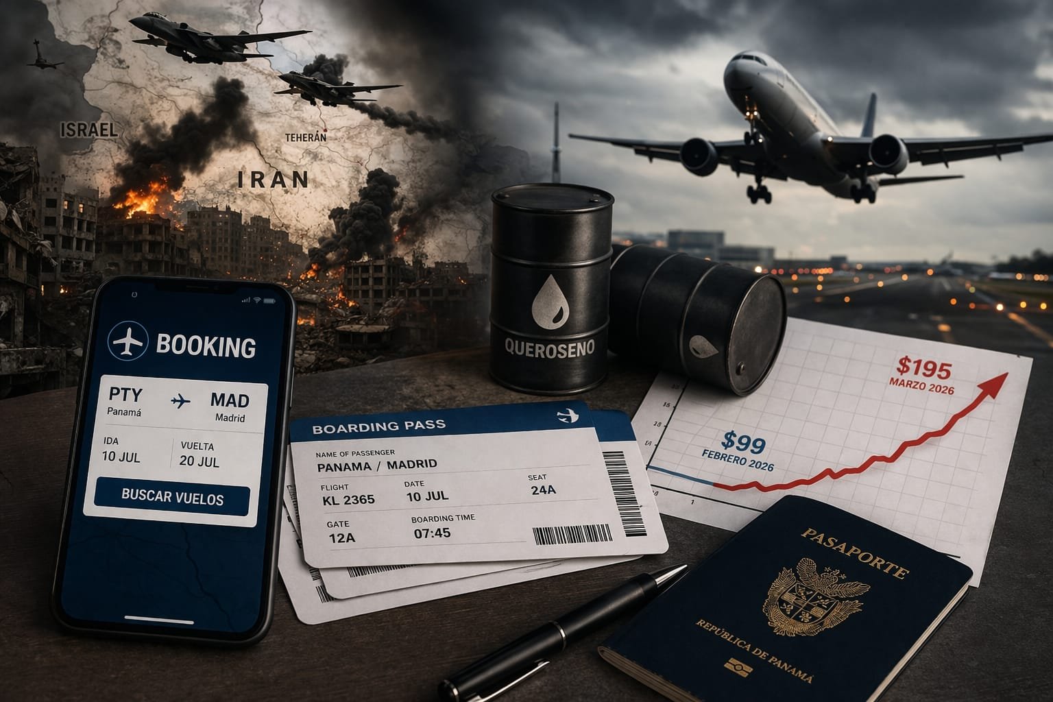 Precio del queroseno se dispara por guerra Precio del queroseno se dispara por guerra