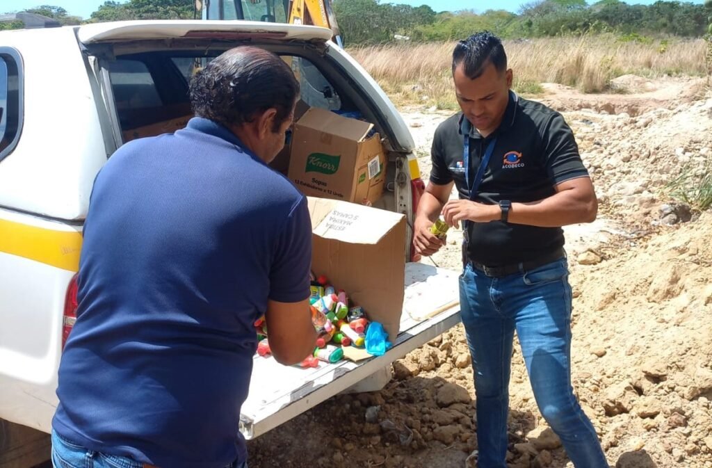 verificaciones en coclé destrucción de productos decomisados