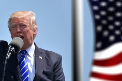 trump, president, usa, america, flag, banner, british flag, union jack, donald trump, republican, politics, presidency, speech, politician