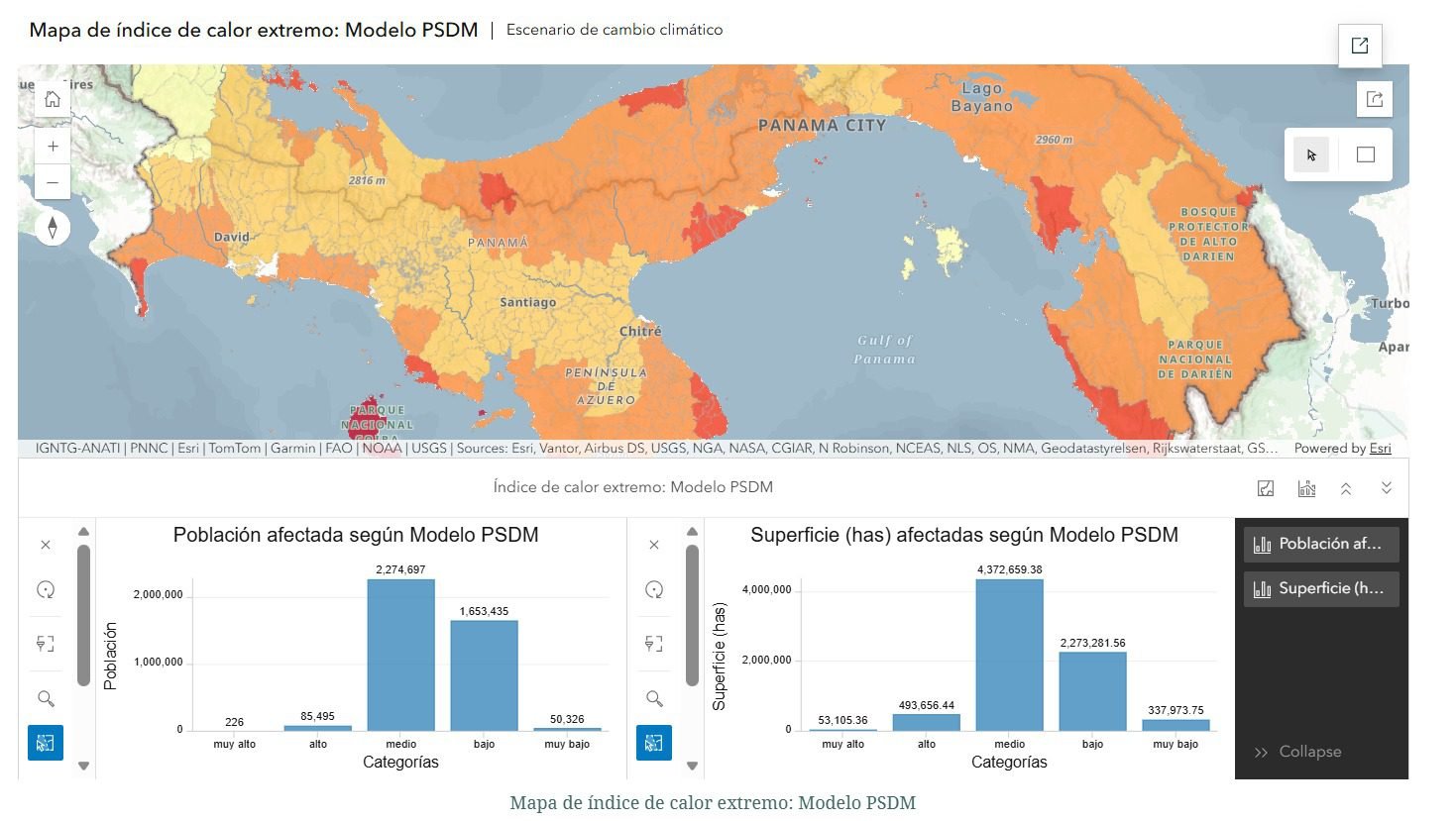 Un estudio advierte que cerca de 1.33 millones de panameños podrían vivir bajo alto riesgo por calor extremo debido al cambio climático hacia finales de siglo.