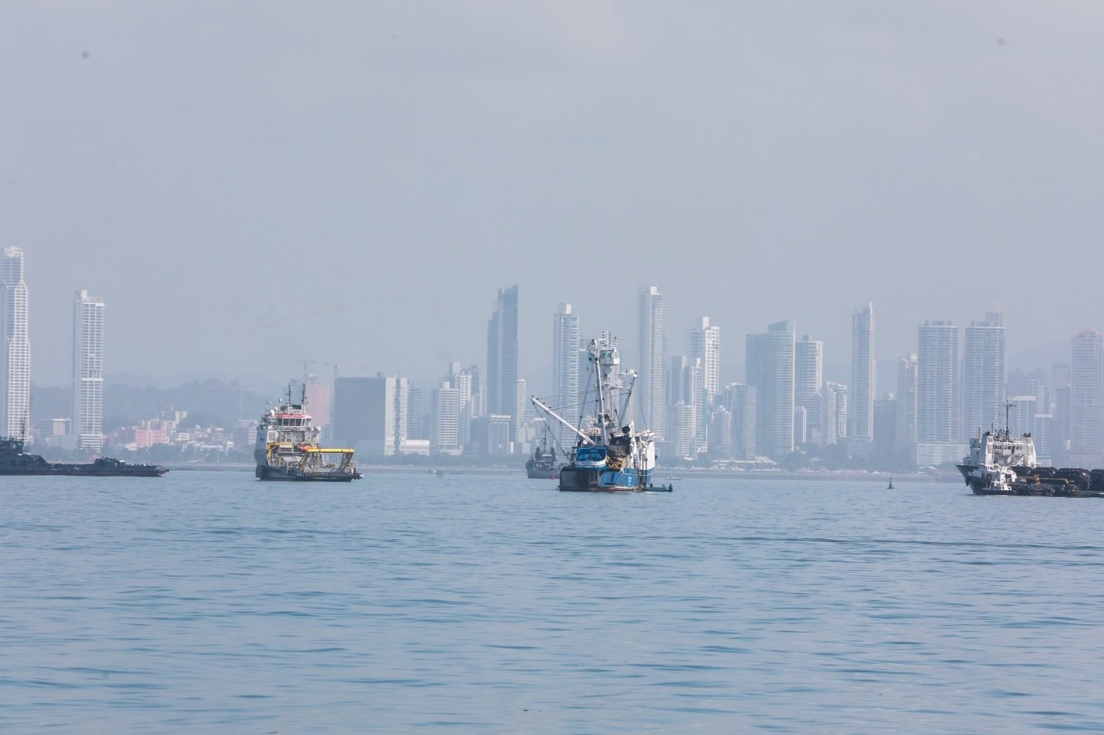 ruido de barcos en Panamá