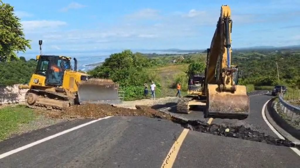 carreteras afectadas por sismo en Mariato