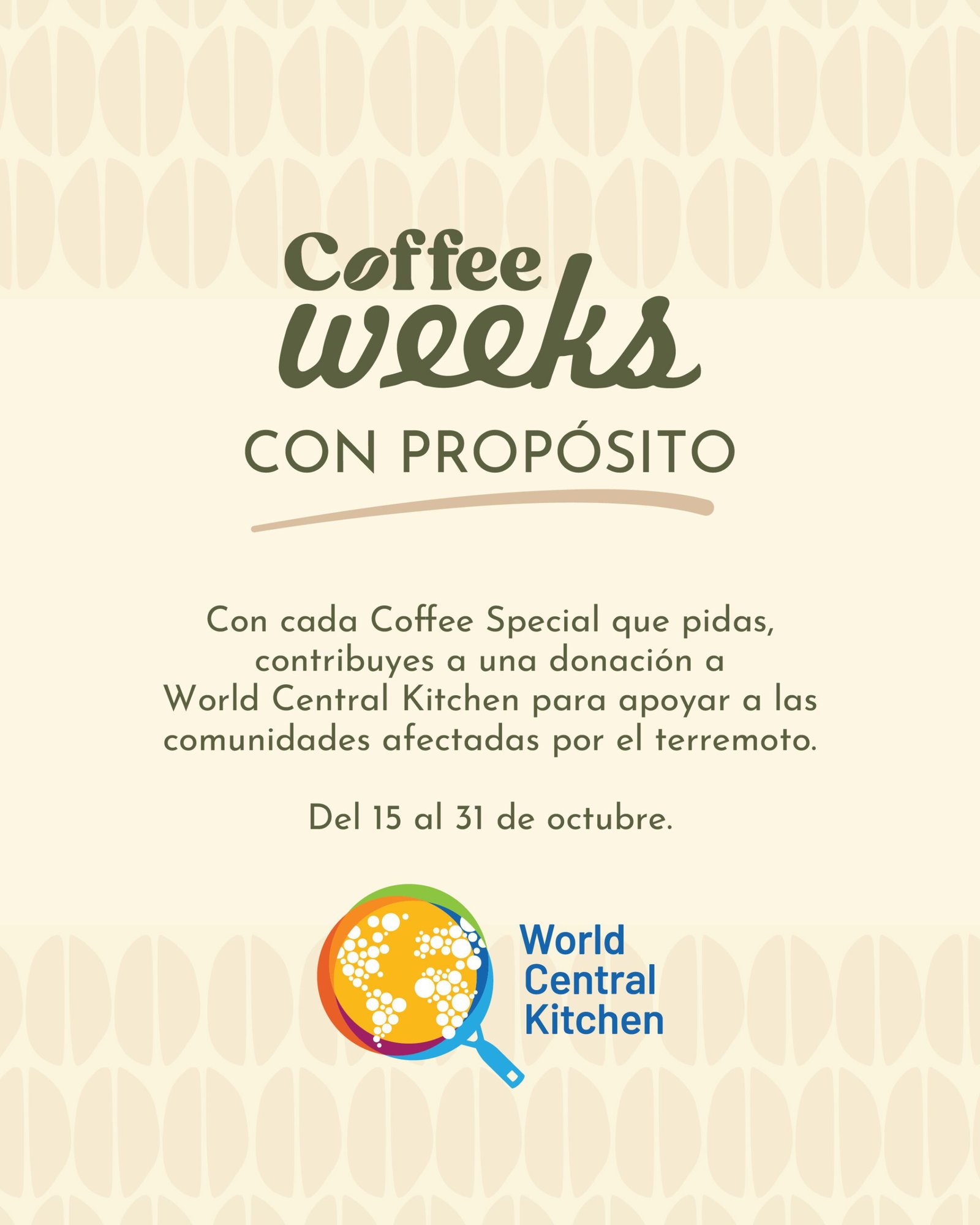 Coffee Weeks con Propósito