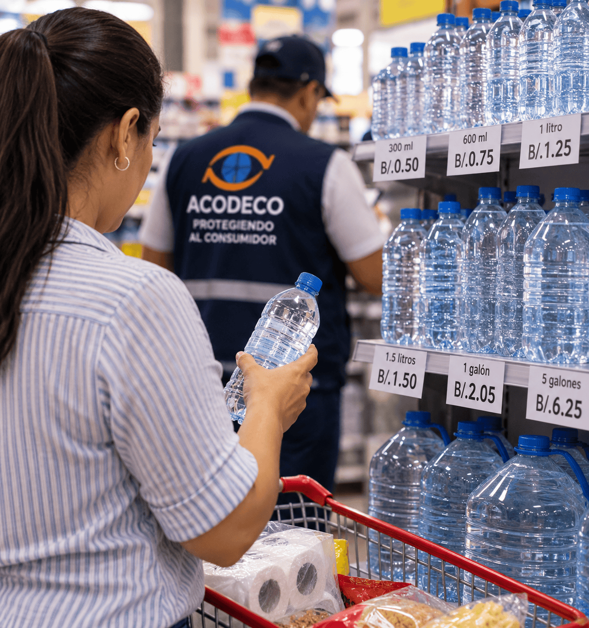 precios del agua embotellada en Herrera y Los Santos