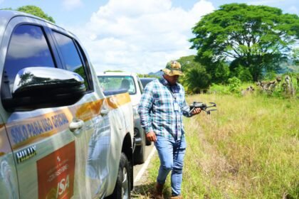 drones del ISA en cultivos de arroz